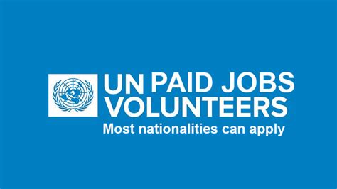 United Nations Volunteer Jobs
